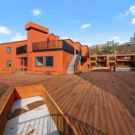 아파트 Helt Ny Leilighet, Ytre Sandviken I 베르겐